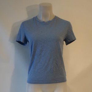 Womens Theory Blue Crewneck Basic T-Shirt  M  *